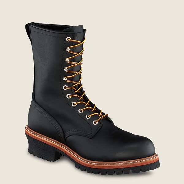 Bottes de Sécurité Red Wing - Loggermax - 9-Inch Toe - Made To Order - Noir - Homme 047MUYHOT